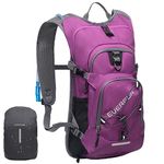 EVERFUN Hydration Backpack Water Backpack with Water Bladder 2L/3L Hiking Day Pack Women Men Lightweight Insulation Hydration Day Rucksack for Hiking, Cycling, Running, Climbing, Camping