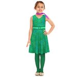 Mukola Girls Emotions Cartoon Movie Costume Kids Disgust Inspired Dress Up Outfits for Birthday Halloween Party