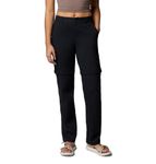 Columbia Womens Leslie Falls Convertible Hiking Pants, Black, 10
