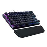 Cooler Master Store MK730 Tenkeyless Gaming Mechanical Keyboard with Brown Switches, Cherry MX, RGB Per-Key Lighting and Removable Wrist Rest