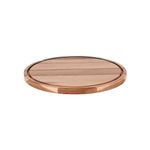 Vacream 14" Wood Turntable Tray Cabinet Organizer, Acacia Wooden Lazy Susan, Organizer Kitchen Turntable, Large Serving Platters, Cabinet Pantry Table Organization,