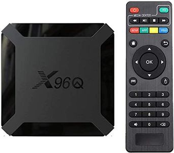 Android 10.0 TV Box,X96 Mini 2021 Upgraded Version X96Q 2GB RAM 16GB ROM Smart TV Box Allwinner H313 Quad Core Support 4K 3D Set Top Box X96 Mini Wifi Home Media Player