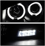 Spyder Auto PRO-YD-DR06-HL-BSM Dodge Ram LED Halo Projector Headlight