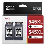 545XL Ink Cartridges Black Replacement for Canon 545 Black Ink Cartridges XL PG545XL PG-545XL PG545 PG-545 XL for Canon Pixma TS3150 MG3050 TR4550 TS3350 MG2950 TR4551 TS3355 MG2550 TS3100