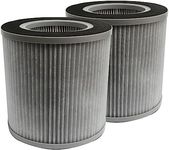 PUREBURG Replacement True HEPA Filters Compatible with Proscenic A8 Air Purifier, H13 3-Stage Filtration High-efficiency Activated carbon Air Clean Dust VOCs Pet Hair Large Room,2-Pack