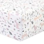 Trend Lab Mystical Forest Deluxe Flannel Fitted Crib Sheet, Full, 103767