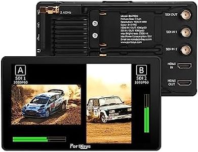 Portkeys BM7 II DS Camera Field Monitor 7" 2200nit Dual Screen Wireless Control Camcorder Monitor for RED Komodo V-Raptor BMPCC 4K/6K Sony FX3 A7IV ZV-E10 Wide Color Gamut