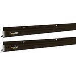 Xcluder 48" Low-Profile Door Sweep, Dark Bronze 2-Pack – Seals out Rodents & Pests, Enhanced Weather Sealing, Easy to Install; Door Seal Rodent Guard; Rodent Proof Door Sweep