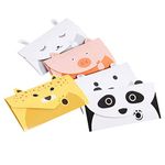 Gearmax 40 Pcs Kids Birthday Cards,Cute Animal Pattern Blank Personalised Birthday Greeting Invitation Card for Women,Men,Boys and Girls