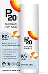 Riemann P20 Sun cream/lotion for Kids (+1 yr) SPF50+. All day long, Once a day, Hydrating, Absorbs Fast, Long lasting, 5*UVA & UVB, protects up to 10hrs, water resistant up to 3hrs, no Octocrylene.