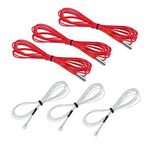 3DINNOVATIONS 1M Ceramic Cartridge Heater Heating Tube (3Pcs) 24V 40W + NTC Thermistor 100K 3950 (3Pcs) 24V 3D Printer Creality CR-10 / CR-10S / S4 / S5 / Mini Makerbot RepRap Prusa i3 [6 pcs/Pack]