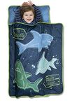 Baby Boom Funhouse Shark Zone Kids Nap Mat Set ââ‚¬â€œ Includes Pillow and Fleece Blanket ââ‚¬â€œ Great for Girls Napping During Daycare, Preschool, or Kindergarten - Fits Toddlers and Young Childr