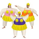 DeHasion 3 Packs Funny Full Body Inflatable Costume Air Blow-up Costume for Adult/Holiday/Halloween/Birthday Party（Ballet）