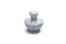 Fox Run 3844 Marble Mortar and Pestle, White, 4" x 4"