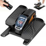 Under Desk Elliptical Machine – Electric Seated Pedal Exerciser for Seniors, Motorized with Smart Remote, 12-Speed Manual/Auto Modes, LCD Display & Bidirectional Motion, Quiet Portable for Home/Office