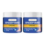 LOYESTA Spider Veins Cream for Legs, Cooling Leg Massage Cream with Arnica, Vitamin B6 & E, MSM & Aloe Vera, Fast Absorbing Daily Care for Tired & Heavy Legs Skin 100g (1)