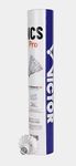 GAREGEAR Victor NCS Pro Synthetic Badminton Shuttlecocks (1 Tube, 12 Pack) - High-Durability Artificial Feather Birdies with Stable Flight for Club and Training