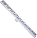 ZOIC 31.49/35.43 inches Linear Stealth Tile Insert Floor Grate Bathroom Shower Waste Drain-304 Stainless Steel (31.49''(800MM))