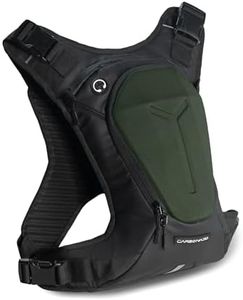 Carbonado Y 07 Hydration Backpack for 2 liters Water Bladder Capacity for Motorcycling, Cycling, Trekking, Running and Outdoor Adventure (Green)