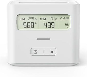 X-Sense Radon Detector for Home, Easy to Use, Zero Lab Fees, No Installation Required, Continuous Monitoring with Clear LCD Screen