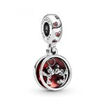 Charm colgante Pandora Mickey y Minnie 799298C01 mujer