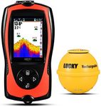 LUCKY Portable Fish Finder Transducer Sonar Sensor Water Depth Finder LCD Screen Echo Sounder Fish Finder Ice Fishing Sea Fishing