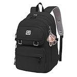 BASICPOWER School Backpack for Girls Boys, Laptop Backpack Middle High School Student Bookbag for Teens