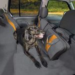 Kurgo Water Resistant Wander Hammock and Car Seat Cover for Dogs, Charcoal Grey