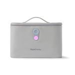 Nuby RapidSterilise Benchtop UV Baby Bottle Steriliser - 3 Minute Sterilising Cycle | Fast and Effective UV Electric Sterilising Solution | Kills 99.9% of Germs (Grey)