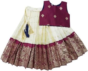 FELIZ THE DESIGNER STUDIO Girls Readymade Bit Lehenga Choli Set