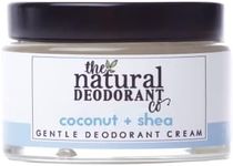 The Natural Deodorant Co, Gentle Deodorant Cream Coconut & Shea 55g, Aluminium Free, Plastic Free, Sensitive Skin