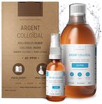 Premium Colloidal Silver 40ppm 500mL (17 fl oz) ● Optimal Concentration Formula, Smaller Particles, Better Results ● Laboratory Certified ● Free Spray Bottle to Fill & Ebook Included ● PET Bottle