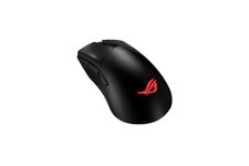ASUS ROG Gladius III Wireless AimPoint Gaming Mouse, Connectivity (24GHz RF, Bluetooth, Wired), 36000 DPI sensor, 6 programmable buttons, ROG SpeedNova, Replaceable switches, Paracord cable, Black