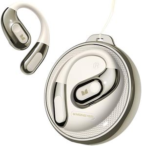 Monster Open Ear Headphones AC330, Wireless Earbuds Bluetooth 5.4 with Clear Talk, Stylish Rotating Case with Lanyard, Type-C Charging,Comfort Fit, 24H Playback, IPX5 Water Resistant Sport Earbuds
