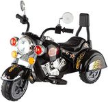 Kids Motorcycle Ride On Toy – 3-Wheel Chopper with Reverse and Headlights - Battery Powered Motorbike for Kids 3 and Up by Lil’ Rider (Black)