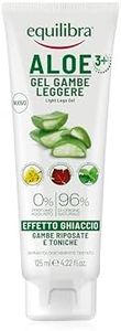 equilibra Corpo, Aloe Gambe Leggere Gel, Gel Fresco a Base di Aloe Vera e Aloe 3+, Effetto Ghiaccio, Favorisce Circolazione Gambe Con Stress del Microcircolo, Dona Sollievo e Benessere, 125 ml