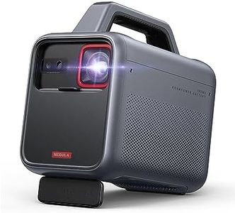 NEBULA by Anker Mars 3 Outdoor Portable Projector, 1000 ANSI Lumens, 1080p, 40W Speaker, Up to 5 Hours, Autofocus, Keystone Correction, 200 Inches Image, Support 4K Projector with WiFi and Bluetooth