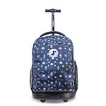 J World New York Sunny Rolling Backpack for Kids and Adults, Game, One Size, Sunny Rolling Backpack for Kids and Adults