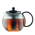 Bodum ASSAM Tea Maker, French Press System, Plastic Filter, 1.0 L/34 oz - Black