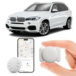 Hongtop H GPS Tracking Devices, No Monthly Fee Tracker Device for Vehicles Work with Find My (iOS Only), Car Tracker Device Hidden with Magnetic Waterproof Case (1PCS, White)-326157