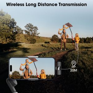 HMKCH Wireless Lavalier Microphone – Clip-On, Noise Cancelling