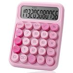 Mr. Pen- Mechanical Switch Calculator, 10 Digits, Large LCD Display, Pink Calculator Big Buttons, Mechanical Calculator, Calculators Desktop Calculator, Cute Calculator, Aesthetic Calculator Pink