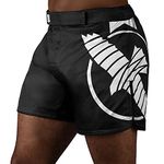 Hayabusa Icon Mid Length Fight Shorts-BLK S