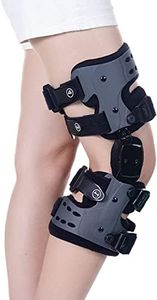 Adjustable Knee ROM Brace with Osteoarthritis Unloader Hinged Adjustable Knee ROM Brace Stabilizing Knee Brace Protection and Recovery(Right)