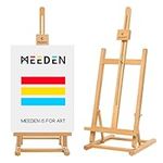 MEEDEN Large H-Frame Tabletop Easel: Adjustable Wooden Studio Table Easel (27"-36" H), Portable Desktop Art Easel Stand for Painting & Display, Holds Canvas up to 22"