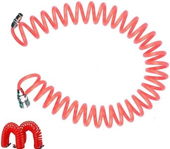 Ultra Flexible PE Air Hose for Compressor, 6m-15m, NPT Plug Fitting - Tools & Home Improvement (15M)