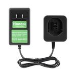 Hanaix 7.2v-18v Battery Charger for Black and Decker PS120 PS130 PS140 Ni-MH for Black and Decker 18V Charger