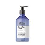 L'Oreal Professionnel Blondifier Clarifying Shampoo, Restores Color-Treated Hair, Enhances Shine & Fights Brass, For Blonde or Bleached Hair, For All Hair Types, 500 ML