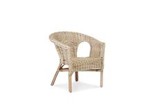 Desser Indoor Wicker Kids Loom Chair in Natural – For Toddlers & Infants – Fully Assembled Rattan Hand Crafted Cane – Dims: H49.5cm x W43cm x D37cm, Floor to Seat 28cm