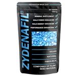 Zydenafil™ Blue Pill | 20 Tablets | Fast Effect Male Performance Enhancing 100% Herbal Food Supplement | Fast Acting | Ginseng Maca | Energy and Stamina Support | Made in UK pills men